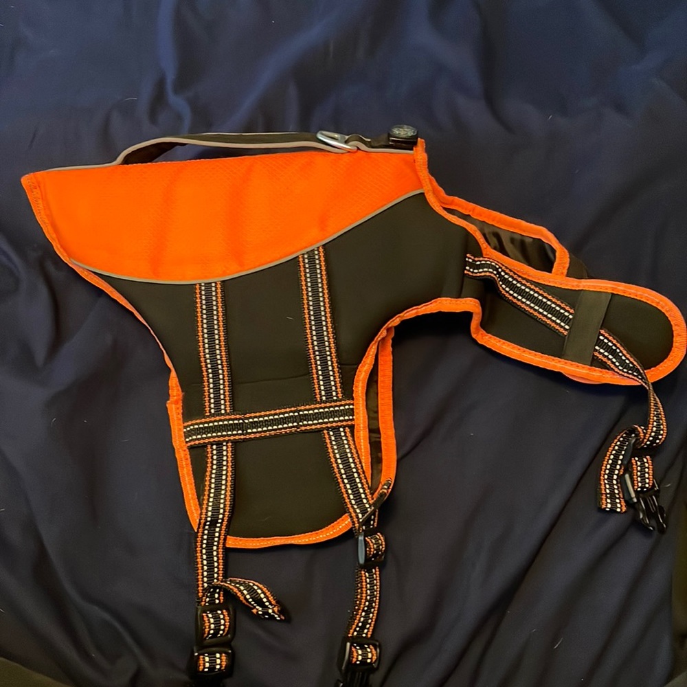 Arcadia trail neon reflective dog life jacket